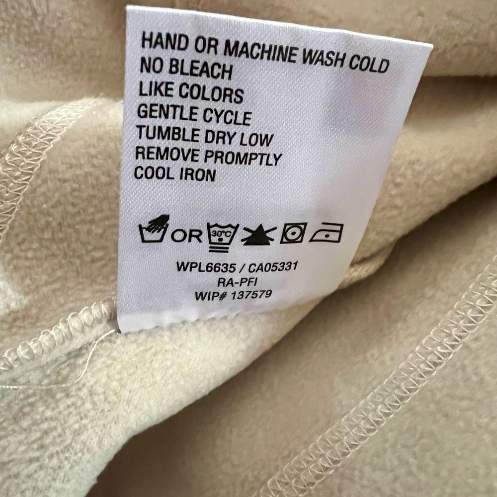 Woolrich Winter White Cream Vest with Fur Collar Collar L - Picture 12 of 12